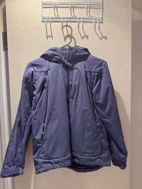 Patagonia fleece lined rained jacket